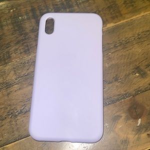light purple iphone 10 xr phone case